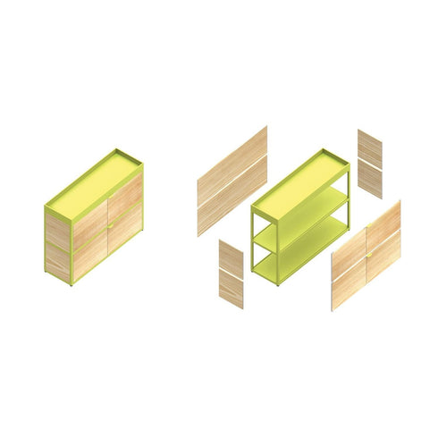 New Order Sideboard With Doors 200x79.5cm